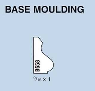 (LF) #B658 Base Moulding 9/16