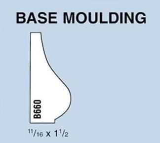 (LF) #B660 Base Moulding 11/16