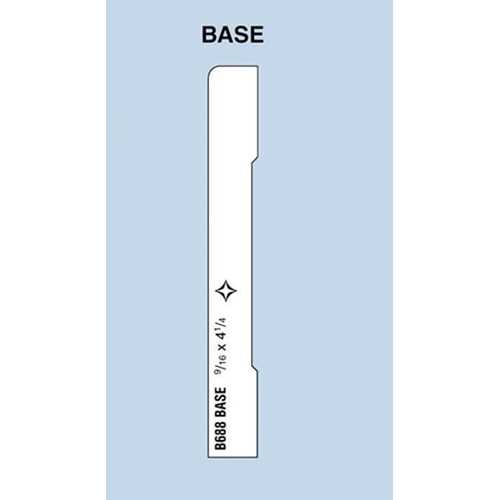 (LF) #B688PFJ Square Edge Base PFJ 9/16