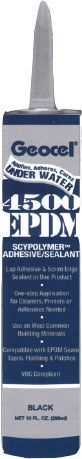 Geocel 4500 EPDM Scypolomer Adhesive/Sealant 10oz.