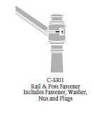 C3301 Rail Post Fastener  T.B.D.