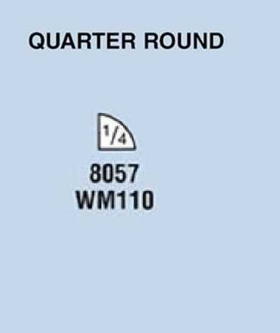 (LF) #8057 Quarter Round 1/4