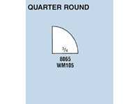 (LF) #8065 Quarter Round 3/4"x3/4" Bay #49 - SOLD BY LF