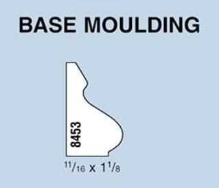 (LF) #8453 Base Moulding 11/16