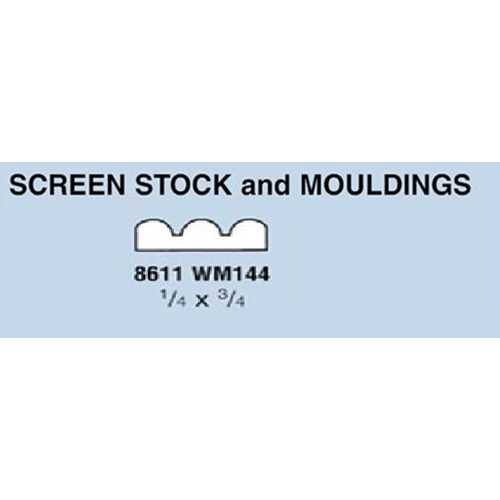 (LF) #8611 Screen Moulding 1/4 x 3/4 Bay #132 - SOLD BY LF