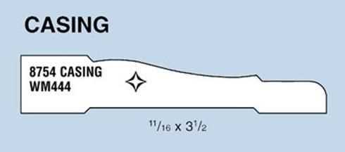 (LF) #8754 Colonial Casing 11/16