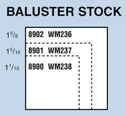 (LF) #8901 Baluster Stock 1-5/16