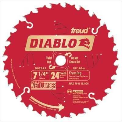 Diablo 7-1/4 x 24 Tooth Saw Blade