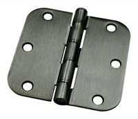 Deltana 3.5x3.5 5/8 Rad Pol Chrome Hinges