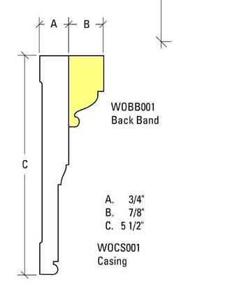 WOBB001 WindsorOne Classic Colonial Back Band 7/8