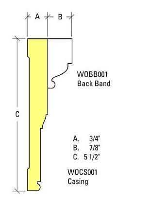 WOCS001 WindsorOne Classic Colonial Casing 3/4