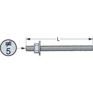 RFB#5X8 Retrofit bolt Galv