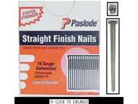 1-1/4" Galvanized Finish Nails Straight Paslode 16GA